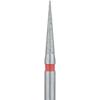 Patterson® Ultrasharp Diamond Burs – FG Standard, Fine, Needle, 5/Pkg - # 858-014, 1.4 mm Diameter, 8.0 mm Length