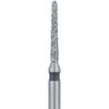 Patterson® Ultrasharp Diamond Burs – FG Standard, Super Coarse, 5/Pkg - Round End Taper, Chamfer Diamond, # 856-012, 1.2 mm Diameter, 8.0 mm Length