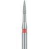 Patterson® Ultrasharp Diamond Burs – FG Standard, Fine, Flame Diamond, 5/Pkg - # 858-010, 1.0 mm Diameter, 4.0 mm Length