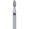 Patterson® Ultrasharp Diamond Burs – FG Standard, Super Coarse, 5/Pkg - Bud, Pointed Football Diamond, # 368-016, 1.6 mm Diameter, 3.5 mm Length