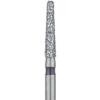 Patterson® Ultrasharp Diamond Burs – FG Standard, Super Coarse, 5/Pkg - Cone Flat End Taper, # 847KR-018, 1.8 mm Diameter, 8.0 mm Length