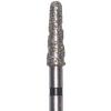 Patterson® Ultrasharp Diamond Burs – FG Standard, Super Coarse Turbo, 5/Pkg - Cone Round End Taper, # 855P-021, 2.1 mm Diameter, 7.5 mm Length
