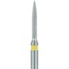 Patterson® Ultrasharp Diamond Burs – FG Standard, Extra Fine, Flame, 5/Pkg - # 862-010, 1.0 mm Diameter, 8.0 mm Length