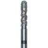 Patterson® Ultrasharp Diamond Burs – FG Standard, 5/Pkg - Super Coarse Turbo, Cylinder Round End, # 880P-014, 1.4 mm Diameter, 6.0 mm Length