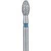 Patterson® Ultrasharp Diamond Burs – FG Standard, 5/Pkg - Medium, Egg, Football Diamond, # 379-023, 2.3 mm Diameter, 4.2 mm Length