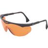 Patterson® Skyper Protective Eyewear – Black Frame, Orange Lens
