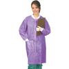 Defend® Disposable Lab Coats, 10/Pkg - Lavender, Medium