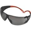 ProVision® Flexiwrap Safety Eyewear, Black Frame - Orange Tip, Gray Lens