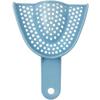 Patterson® Perforated Disposable Plastic Alginate Impression Trays – Light Blue, 12/Pkg