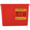 BD™ Patient Room Sharps Collectors - 2 Gallon, Red, Horizontal Entry