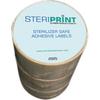 Étiquette adhésive SteriPrint allant au stérilisateur