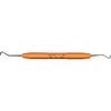 Pineyro Arch™ Ti Instrument – # 4, Specialty, Orange Resin Handle, Double End 