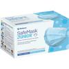 Masque pédiatrique à boucles auriculaires SafeMask® – ASTM niveau 1, sans latex, bleus, 50/emballage