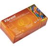 Aurelia® Vibrant™ Latex Exam Gloves – Powder Free, 100/Box, 10 Boxes/Case - Medium