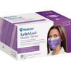 Safe+Mask® Master Series Earloop Masks, 50/Box - ASTM Level 3, Southern Bellflower (Purple)