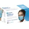 Safe+Mask® TailorMade Earloop Masks, 50/Pkg - ASTM Level 1, Low Barrier, Blue