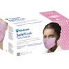 Safe+Mask® TailorMade Earloop Masks, 50/Pkg - ASTM Level 1, Low Barrier, Pink