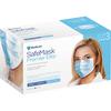SafeMask® Premier Elite Earloop Face Masks – ASTM Level 3, Latex Free, 50/Pkg - Blue