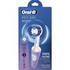 Oral-B® Pro 500+ Rechargeable Toothbrush With Precision Clean/Sensitive Refills