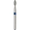 Patterson® Sterile Single-Use Diamond Burs – FG, Medium, Blue, Football, # 379, 25/Pkg - 1.8 mm Head Diameter