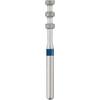 Patterson® Sterile Single-Use Diamond Burs – FG, Medium, Blue, Tri-Wheel Depth Cutter, # 834, 25/Pkg - 2.1 mm Head Diameter