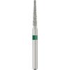 Patterson® Sterile Single-Use Diamond Burs – FG, Coarse, Green, Flat End Taper, # 847, 1.4 mm Head Diameter, 25/Pkg 