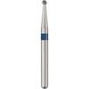 Patterson® Sterile Single-Use Diamond Burs – FG, Medium, Blue, Round, # 801, 25/Pkg - 1.0 mm Head Diameter