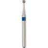 Patterson® Sterile Single-Use Diamond Burs – FG, Medium, Blue, Round, # 801, 25/Pkg - 1.2 mm Head Diameter