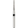 Patterson® Sterile Single-Use Diamond Burs – FG, Super Coarse, Black, Flat End Taper, # 847, 25/Pkg - 1.4 mm Head Diameter