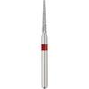 Patterson® Sterile Single-Use Diamond Burs – FG, Fine, Red, Round End Taper Long, # 856, 25/Pkg - 1.4 mm Head Diameter
