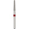 Patterson® Sterile Single-Use Diamond Burs – FG, Fine, Red, Round End Taper Long, # 856, 25/Pkg - 1.6 mm Head Diameter