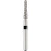 Patterson® Sterile Single-Use Diamond Burs – FG, Super Coarse, Black, Round End Taper Long, # 856, 25/Pkg - 1.8 mm Head Diameter