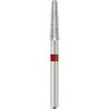 Patterson® Sterile Single-Use Diamond Burs – FG, Fine, Red, Round End Taper Long, # 856, 25/Pkg - 2.1 mm Head Diameter