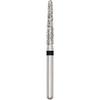Patterson® Sterile Single-Use Diamond Burs – FG, Super Coarse, Black, Round End Taper Long, # 856, 25/Pkg - 2.1 mm Head Diameter