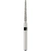 Patterson® Sterile Single-Use Diamond Burs – FG, Super Coarse, Black, Round End Taper, # 850, 25/Pkg - 1.4 mm Head Diameter