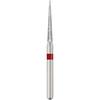 Patterson® Sterile Single-Use Diamond Burs – FG, Fine, Red, Needle, 25/Pkg - # 859, 1.4 mm Head Diameter