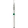 Patterson® Sterile Single-Use Diamond Burs – FG, Coarse, Green, Needle, 1.4 mm Head Diameter, 25/Pkg - # 858