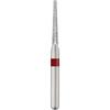 Patterson® Sterile Single-Use Diamond Burs – FG, Fine, Red, Needle, 25/Pkg - # 858, 1.4 mm Head Diameter