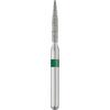 Patterson® Sterile Single-Use Diamond Burs – FGSS, Coarse, Green, Flame, # 862, 1.2 mm Head Diameter, 25/Pkg 