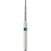Patterson® Sterile Single-Use Diamond Burs – FG, Coarse, Green, Round End Taper, 25/Pkg - # 850, 1.2 mm Head Diameter