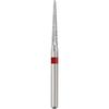 Patterson® Sterile Single-Use Diamond Burs – FG, Fine, Red, Needle, 25/Pkg - # 859, 1.6 mm Head Diameter