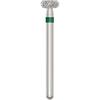 Patterson® Sterile Single-Use Diamond Burs – FG, Coarse, Green, Wheel, # 909, 25/Pkg - 3.5 mm Head Diameter