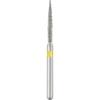 Patterson® Sterile Single-Use Diamond Burs – FG, Extra Fine, Yellow, Flame, 25/Pkg - # 863, 1.2 mm Head Diameter