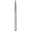 Patterson® Sterile Single-Use Diamond Burs – FG, Extra Fine, Yellow, Flame, 25/Pkg - # 862, 1.6 mm Head Diameter