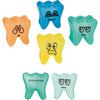 Funny Face Tooth-Shaped Tooth Saver Assortment, 48/Pkg