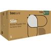 BeeSure® Slim Nitrile Exam Gloves – Powder Free, Latex Free, Soft White, 200/Pkg - Small