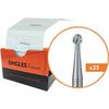 Singles Sterile Carbide Burs – RA, Round, 25/Pkg - # 8, 2.3 mm Head Diameter