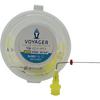 Voyager Irrigating Dual Side Port Tips – 27 Gauge, Yellow, 50/Pkg - 27 mm Length