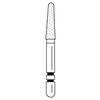 Two Striper® Diamond Burs – FG, Coarse, Green, Taper Round End - # 767, 1.8 mm Major/1.1 mm Minor Diameter, 7.0 mm Length, 50/Pkg