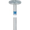 Zirconia Diamond Burs – FG, Medium, Blue, Wheel, 2/Pkg - 6 mm Head Diameter